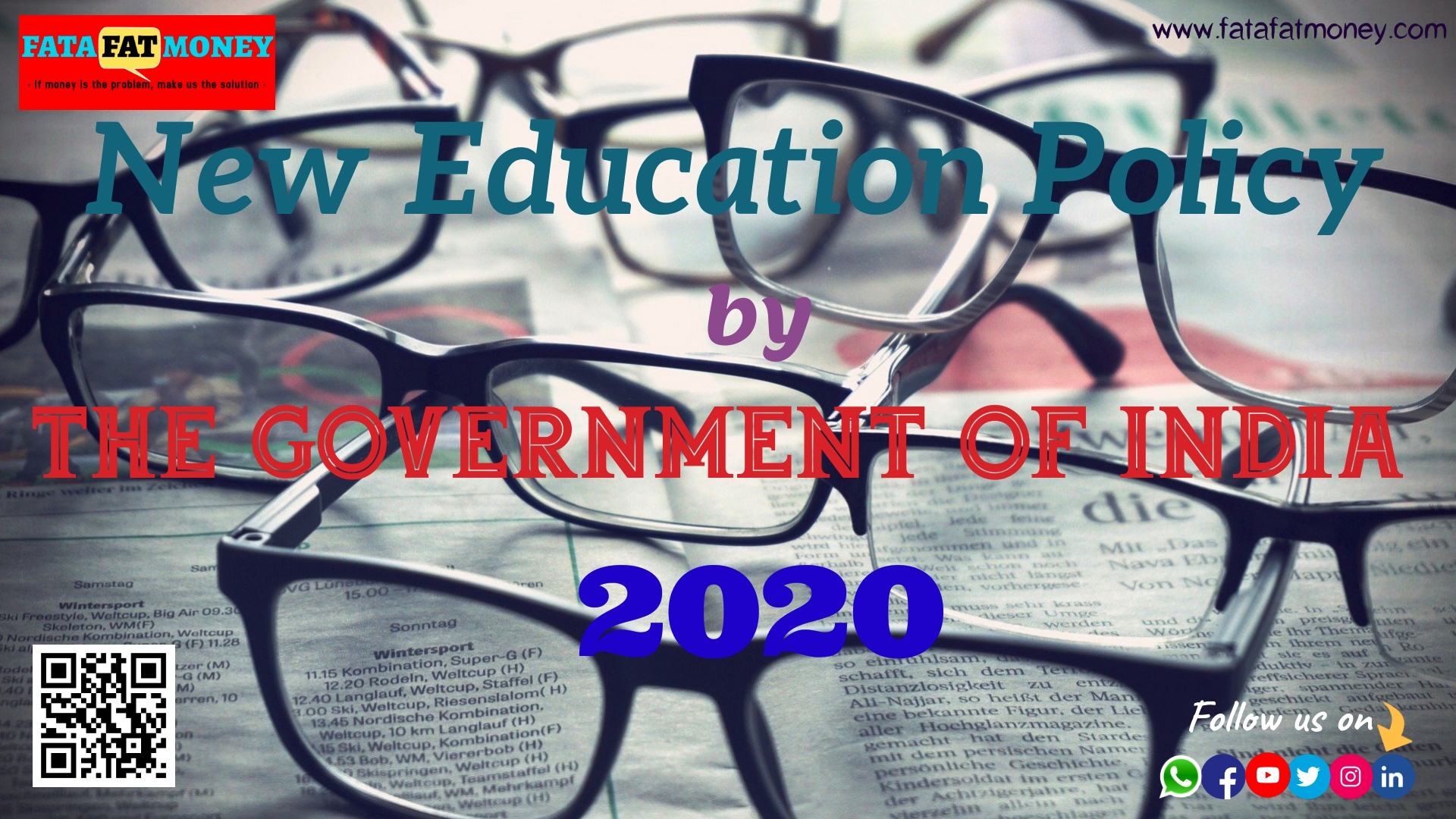 New Education Policy by The Government of India 2020 blog image
