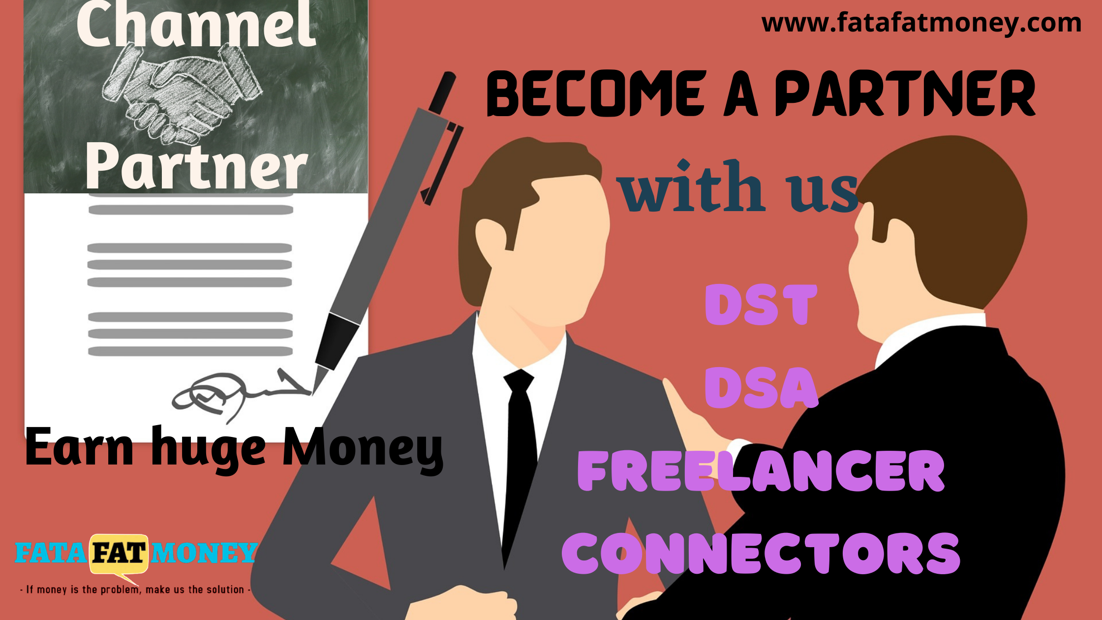 Become a business partner Loan Dsa -PL|BL|HL|LAP|OD|CC|TL|INSURANCE Upto 2.5% Payout